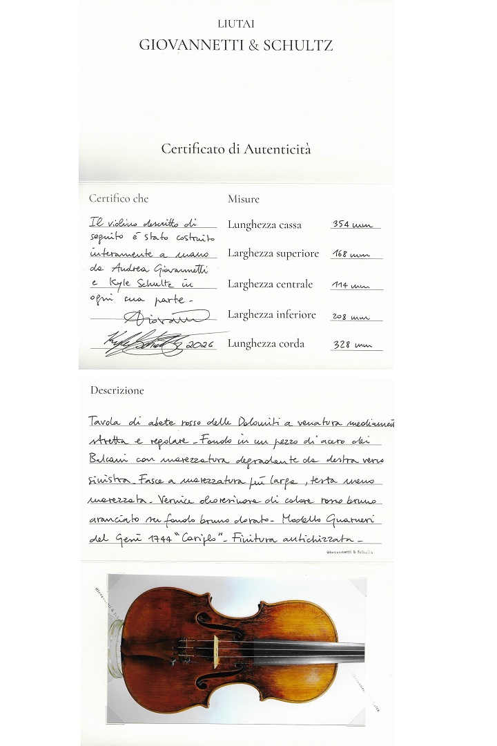 Giovannetti & Schultz - Florenz Anno 2026 - G-867